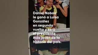 Elecciones en Ecuador: Daniel Noboa se impuso a Luisa González y será el nuevo presidente