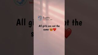 All girls are not the same ????❤️ | Instagram trending reels | #shorts #trending #reels