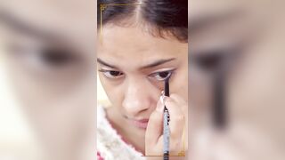 Durga Puja Makeup Look 2023 | Celebrity Inspired Makeup Look | Be Beautiful #Shorts