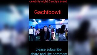 # Gachibowli celebrity night Dandiya event/ please like share and subscribe/ five elements media