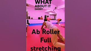 Ab Roller Full stretching…. #ab#abroller #gym #fitness