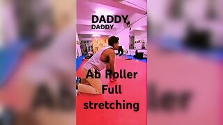 Ab Roller Full stretching…. #ab#abroller #gym #fitness