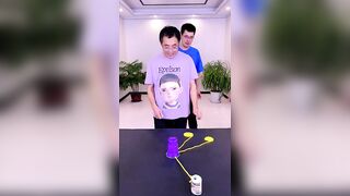 he rope pulling challenge is so exciting, save it for later! ! Funny Party Game Chal????❤️???? #challenge