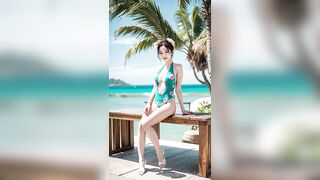 [Ai Life] I'm still embarrassed about bikinis. 비키니는 아직 부끄러워요. ビキニはまだ恥ずかしいです。