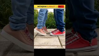 INSTAGRAM Vs REALITY ????||PART 1 || #instagramvsreality #facts #shorts