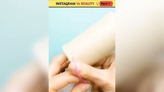 INSTAGRAM Vs REALITY ????||PART 1 || #instagramvsreality #facts #shorts