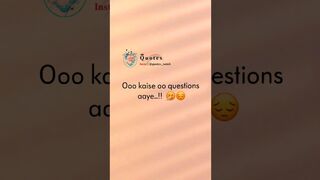 Ooo kaise oo questions aaye ???????? Instagram trending reels | #shorts #trending #reels