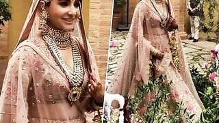 Celebrity Wedding Lehenga II #celebrity@TheThingsCelebrity @zeemusiccompany#shorts #bollywood #love