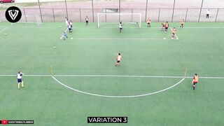 3 Fun Shooting Games | Football - Soccer Exercises | U13 - U14 - U15 - U16