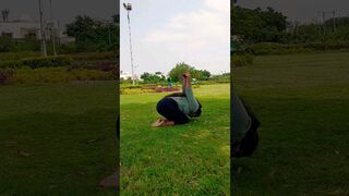 flexibility #advance #yoga #youtube #shortsvideo#public #public #place ????‍♀️