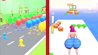 shape shifting game and twerk game impossible all max level #trending