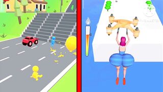 shape shifting game and twerk game impossible all max level #trending