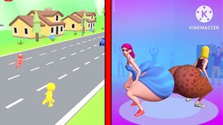 shape shifting game and twerk game impossible all max level #trending