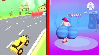 shape shifting game and twerk game impossible all max level #trending