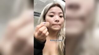 CHALLENGE : maquillage dans le métro #challenge #maquillage