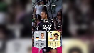 Serge Gnabry vs Leroy Sane【FIFA OVR Compilation】ニャブリvsサネ