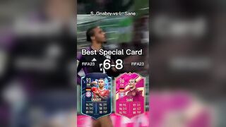 Serge Gnabry vs Leroy Sane【FIFA OVR Compilation】ニャブリvsサネ