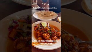 Prawns Fry/Roti/Seafood/Sunday#food#goa#beach#restaurant#Cola beach#Goa#trend#viral#shorts#like#love