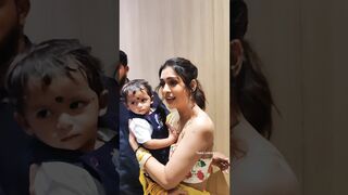 Payal Rajput with Baby at Mangalavaram Trailer Launch #payalrajput #karthikeya #afzaal #nandhitha