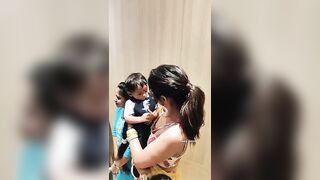 Payal Rajput with Baby at Mangalavaram Trailer Launch #payalrajput #karthikeya #afzaal #nandhitha