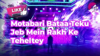 Hyderabad Shahar Ka Main Street Celebrity - Kayden Sharma - MTV Hustle 3.0 - Lyrical Video