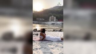 Yoga Asana at my favourite place- Rishikesh | Yoga with Urmi Pandya