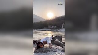 Yoga Asana at my favourite place- Rishikesh | Yoga with Urmi Pandya