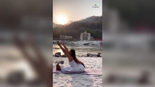 Yoga Asana at my favourite place- Rishikesh | Yoga with Urmi Pandya