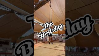 The best day #workout #straps #workoutmotivation #stretching #aerial#aerialist#aerialstraps