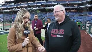 D-backs' Roger Riley talks postseason travel