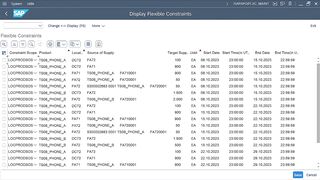 SAP IBP 2311 Release: Prod. Planning Integration Using Flexible Constraints in SAP S/4HANA PP/DS