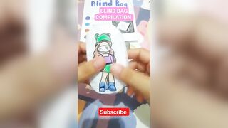 Paper Blind Bag Compilation, blind bag ideas #papersquishy #blindbag #kawaii #short #squishy #craft