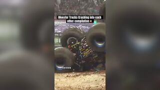 Monster Trucks CRASHING into each other compilation!????