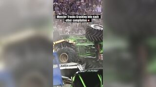 Monster Trucks CRASHING into each other compilation!????