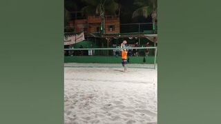 Exercício de Beach tennis #beachtennis aula de Beach tennis