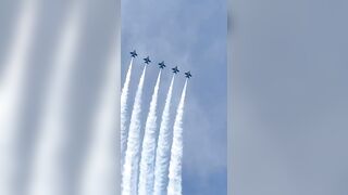 Blue angels at Jacksonville Beach Florida.