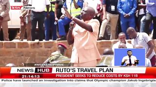 Ruto's travel plan: Ruto plans to cut down expenditure by 50%