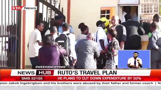 Ruto's travel plan: Ruto plans to cut down expenditure by 50%