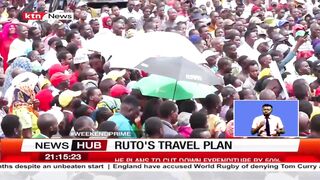 Ruto's travel plan: Ruto plans to cut down expenditure by 50%