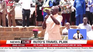 Ruto's travel plan: Ruto plans to cut down expenditure by 50%