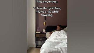 This Is Your Sign to Nap While Traveling #shorts #travel