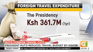 President Ruto reduce the travel budget by Ksh11B