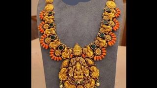 gold temple jewellery necklace models @vimalcharyvishwakarma8715