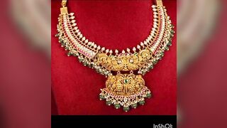 gold temple jewellery necklace models @vimalcharyvishwakarma8715