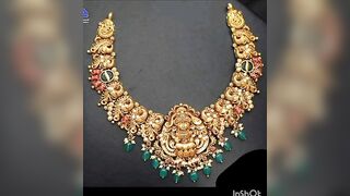 gold temple jewellery necklace models @vimalcharyvishwakarma8715