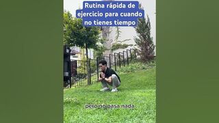 Rutina rápida para cuando no te da tiempo hacer ejercicio! #yoga #salud #bienestar #fyp #ytshorts