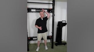 Stretching the Lats for Low Back Tightness #stretch #exercise