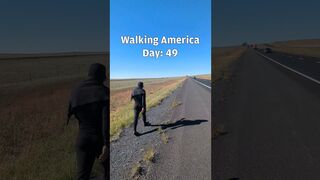 Stretching Tutorial @ The End (Day 49 | NM) #walkingamerica #travel #walk #trending