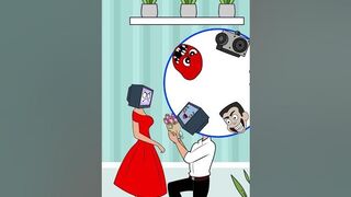 Which one will help TV Woman choose the best Man? Challenge! Funny Animation #shorts