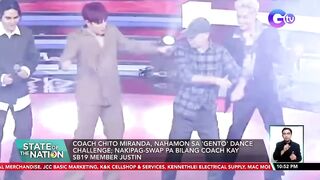 Coach Chito Miranda, nahamon sa 'Gento' Dance Challenge | SONA